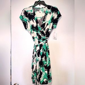 Nine West Dolman Sleeve Wrap Dress